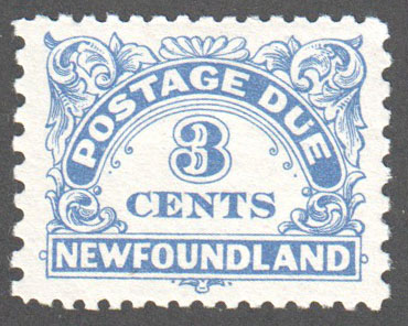 Newfoundland Scott J3a Mint VF (P11x9) - Click Image to Close